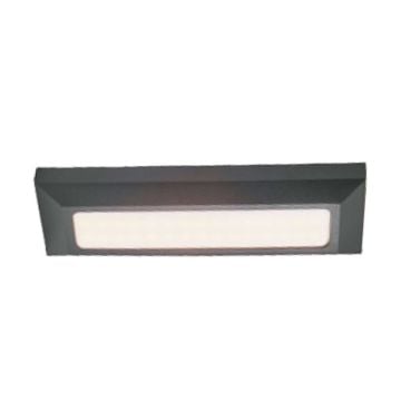 MOLLED MOL9099 5 Watt Antrasit Sıva Üstü Dikdörtgen Dış Mekan LED Merdiven Armatürü - Metal - Gün Işığı (3000K)