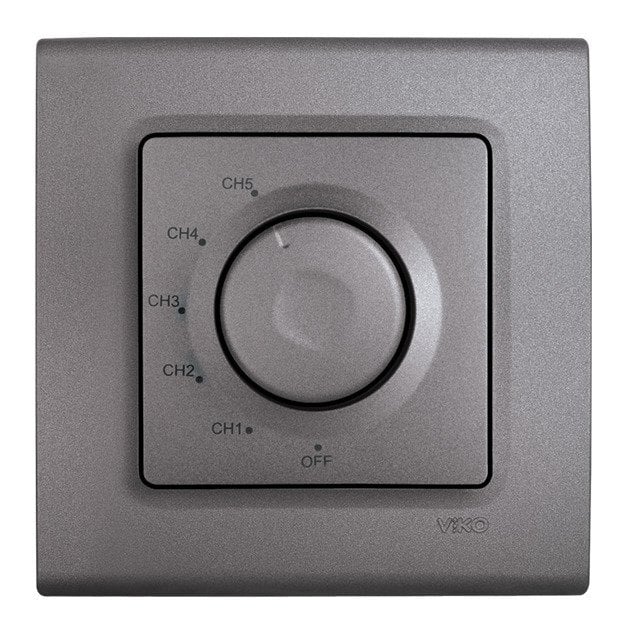 VİKO Linnera Life 90442082 Kanal Seçme Anahtarı [Granit Grisi]