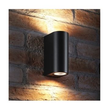 Antrasit Çift Yönlü Dış Mekan LED Aplik - PC Gövde - Gün Işığı (3200K)