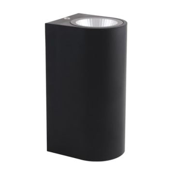 Antrasit Çift Yönlü Dış Mekan LED Aplik - PC Gövde - Gün Işığı (3200K)