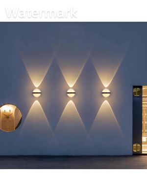 CATA CT-7071 Bali 12 Watt Çift Yönlü Dış Mekan LED Aplik - PC Gövde - Gün Işığı (3200K)