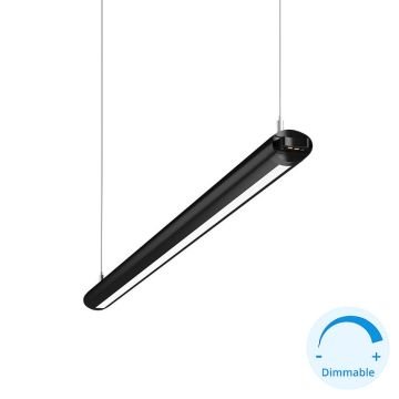 GOYA GY 8070-64 Siyah/Beyaz Kasa 18 Watt 64 cm DİMLİ Lineer Sarkıt Avize