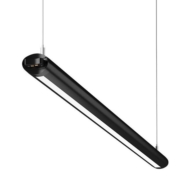 GOYA GY 8070-15 Siyah/Beyaz Kasa 42 Watt 150 cm Eklenebilir Oval Lineer Sarkıt Avize