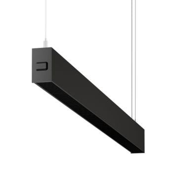 GOYA GY 8054-120 Siyah Kasa 34 Watt 120 cm Kamaşma Önleyicili Lineer Sarkıt Avize