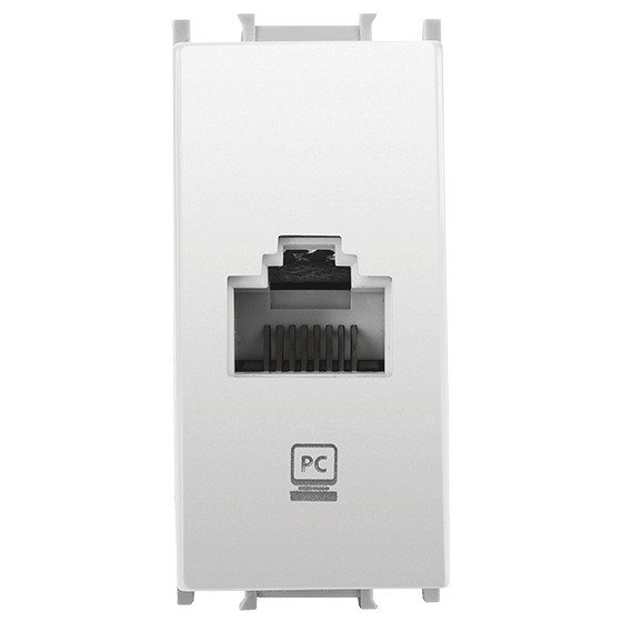 VİKO Ultima/Sistema/Optima WVTT1404-4MW Data Prizi (RJ45 CAT5E) [Metalik Beyaz]