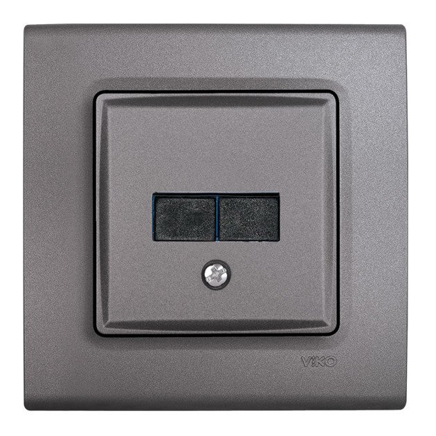 VİKO Linnera Life 90442029 Fiber Optik Konnektör [Granit Grisi]