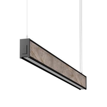 GOYA GY 8046-90 26 Watt 90 cm Gri Mermer Desenli Lineer Sarkıt Armatür