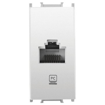 VİKO Ultima/Sistema/Optima WVTT1405-4MW Data Prizi (RJ45 CAT6) [Metalik Beyaz]