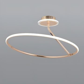 CL-725 70 Watt Gold Modern LED Avize - 3 Işık Renkli (Beyaz + Ilık Beyaz + Gün Işığı)