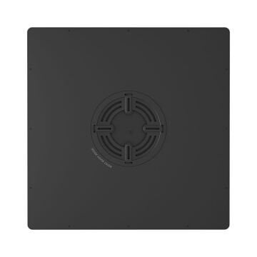 Braytron BP07-10481 36 Watt 40x40 cm Siyah Kasa Sıva Üstü Kare LED Panel Armatür - 3 Işık Renkli (Beyaz + Ilık Beyaz + Gün Işığı)