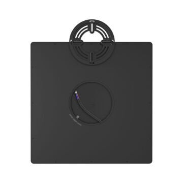 Braytron BP07-10481 36 Watt 40x40 cm Siyah Kasa Sıva Üstü Kare LED Panel Armatür - 3 Işık Renkli (Beyaz + Ilık Beyaz + Gün Işığı)