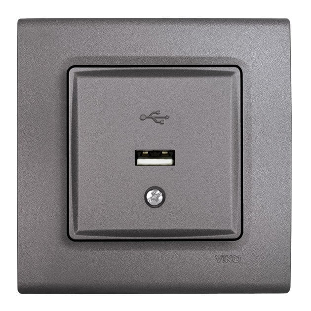 VİKO Linnera Life 90442026 USB Konnektör [Granit Grisi]