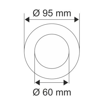 HELIOS HS 1811 Hayal Gold Yuvarlak Kristal Spot Kasası