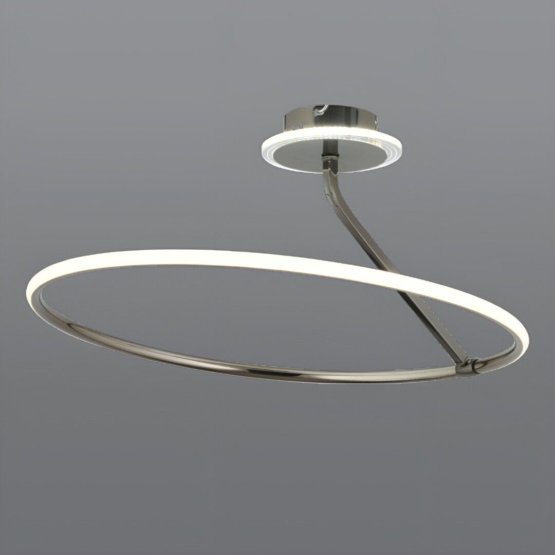 CL-725 70 Watt Platin Modern LED Avize - 3 Işık Renkli (Beyaz + Ilık Beyaz + Gün Işığı)