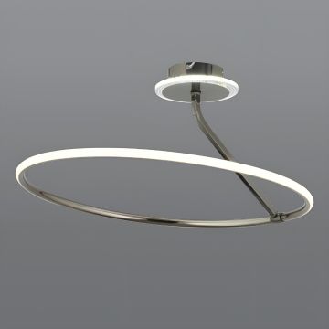 CL-725 70 Watt Platin Modern LED Avize - 3 Işık Renkli (Beyaz + Ilık Beyaz + Gün Işığı)