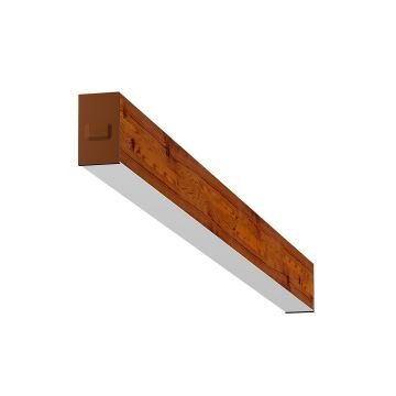 GOYA GY 8032-120-65-C 52 Watt 120 cm Ahşap (Ceviz) Desenli Sıva Üstü Lineer Armatür