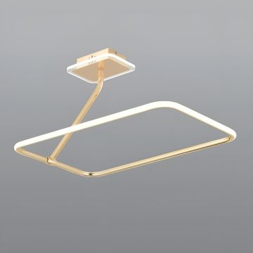 CL-726 72 Watt Gold Modern LED Avize - 3 Işık Renkli (Beyaz + Ilık Beyaz + Gün Işığı)