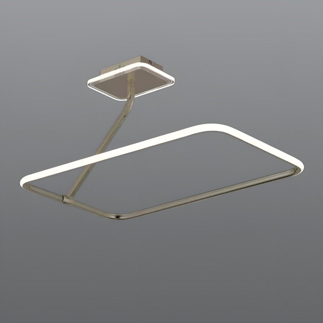 CL-726 72 Watt Platin Modern LED Avize - 3 Işık Renkli (Beyaz + Ilık Beyaz + Gün Işığı)