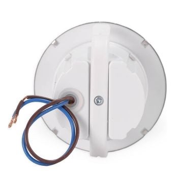 ACK AH07-00604 0.85 Watt Krom Kasa Sensörlü Sıva Altı Yuvarlak LED Merdiven Armatürü - Gün Işığı (3000K)