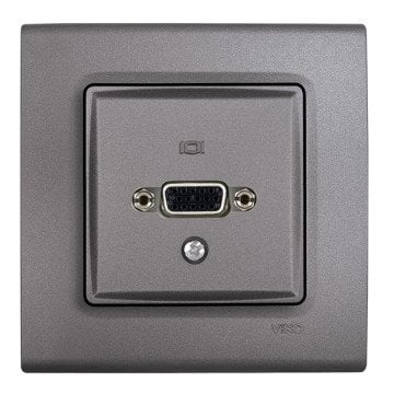 VİKO Linnera Life 90442023 VGA Konnektör (Klemensli) [Granit Grisi]