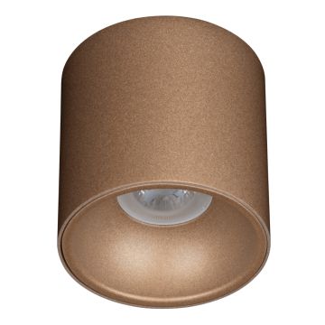 goldX ZE830-1-BR 12 Watt 10x10 cm Bronz Sıva Üstü Silindir LED Spot (SAMSUNG LED & EAGLERISE Driver)