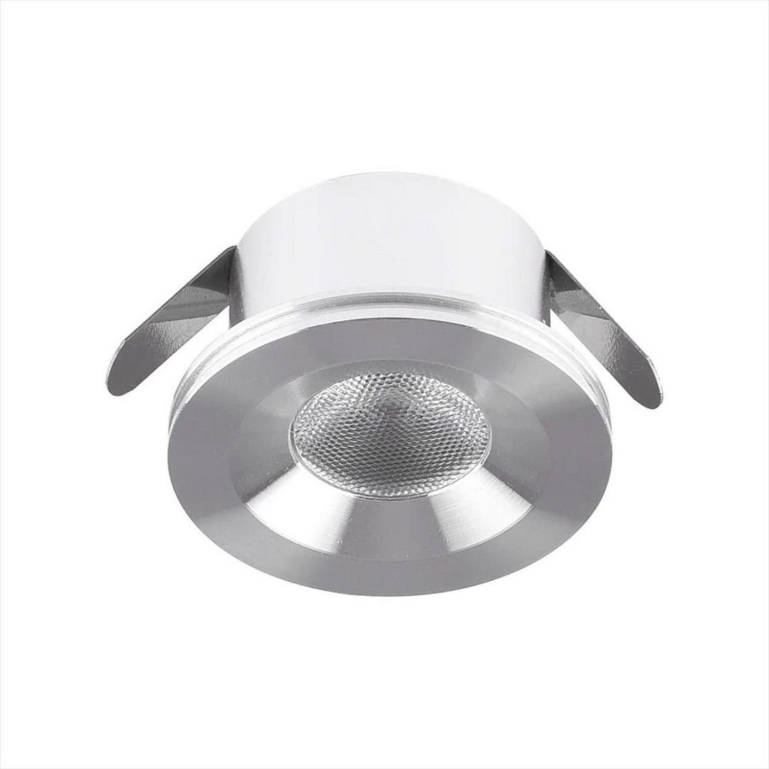 JUPITER LS968 AL 3 Watt Krom Sıva Altı Yuvarlak Mini LED Spot - Metal