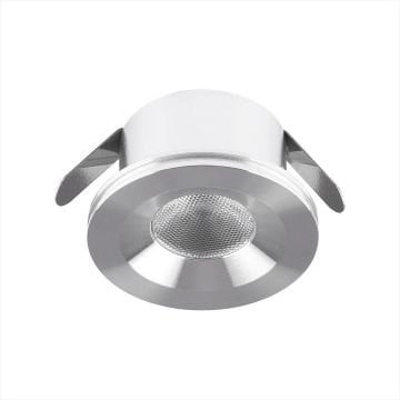 JUPITER LS968 AL 3 Watt Krom Sıva Altı Yuvarlak Mini LED Spot - Metal