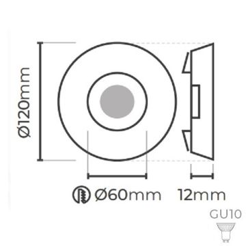 MOLLED MOL3028 Eskitme Dekoratif Spot Kasası