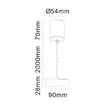 JUPITER JK012 Modüler LED Aydınlatmala Sıva Üstü İkili Bağlantı