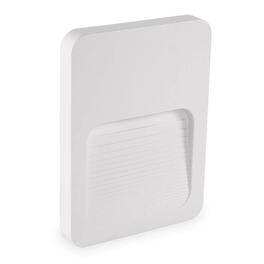 ACK AH07-01400 2 Watt Beyaz Sıva Üstü Dış Mekan LED Merdiven Armatürü - Gün Işığı (3000K) - PC Gövde