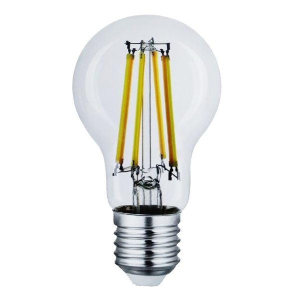 HEKA ERD-261 6 Watt Şeffaf Camlı A60 Rustik LED Ampul - 3 Renkli (Beyaz + Ilık Beyaz + Gün Işığı)