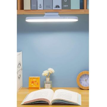 MOLLED MOL1921 Beyaz Şarjlı, Dimli, Dokunmatik LED Okuma Apliği - 3 Işık Renkli (Beyaz + Ilık Beyaz + Gün Işığı)