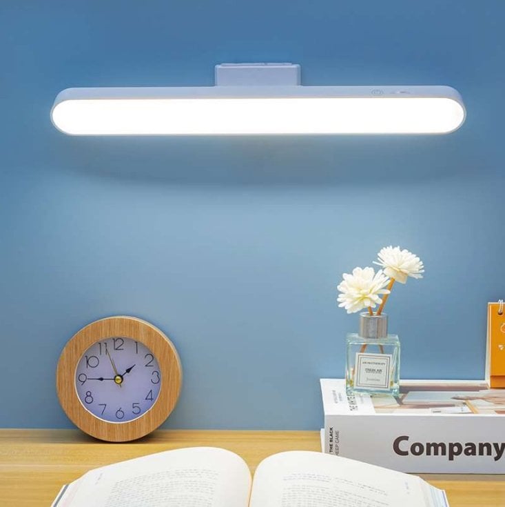 MOLLED MOL1921 Beyaz Şarjlı, Dimli, Dokunmatik LED Okuma Apliği - 3 Işık Renkli (Beyaz + Ilık Beyaz + Gün Işığı)