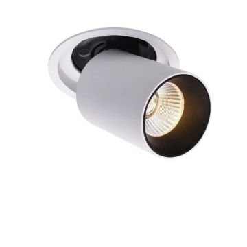 JUPITER LD501 B 7 Watt Beyaz-Siyah Sıva Altı Hareketli LED Spot - Metal - Gün Işığı (3000K)