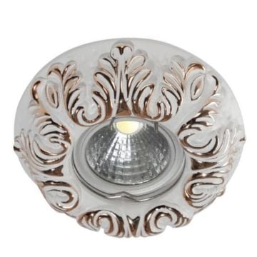 MOLLED MOL3048 Beyaz-Gold Dekoratif Spot Kasası