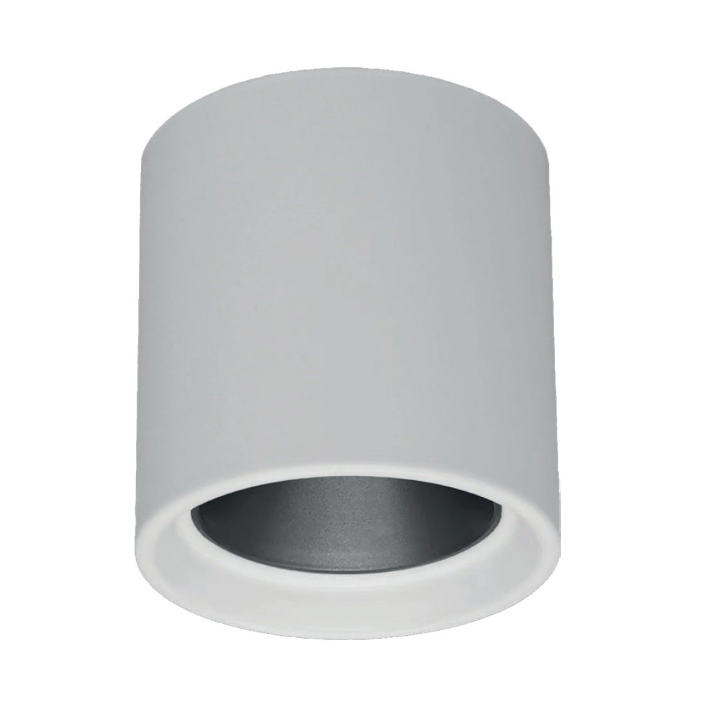 Braytron BH04-30400 10x10 cm Beyaz Sıva Üstü Silindir Spot Kasası (GU10 Duylu)