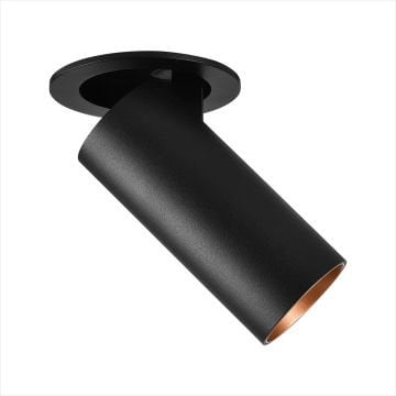 JUPITER LD500 S&A 11 Watt Siyah-Gold Sıva Altı Hareketli LED Spot - Metal - Gün Işığı (3000K)