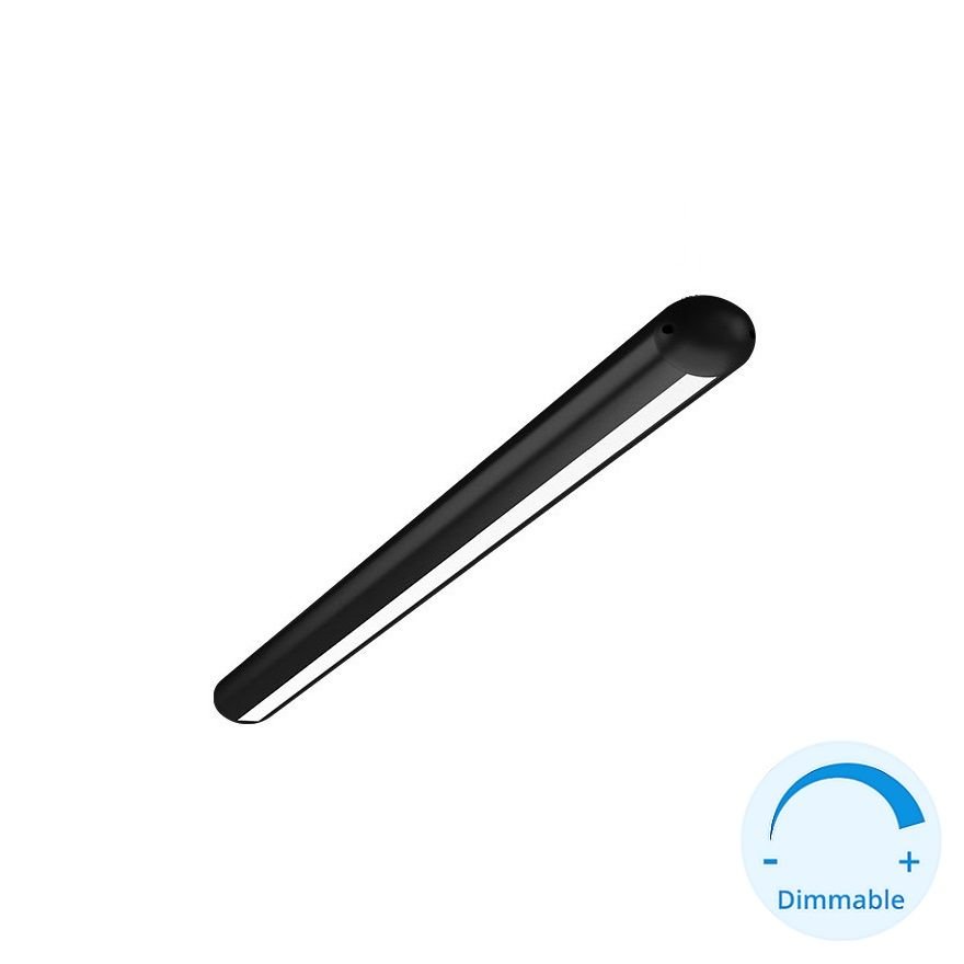 GOYA GY 8076-64 Siyah/Beyaz Kasa 18 Watt 64 cm Sıva Üstü DİMLİ Lineer Armatür