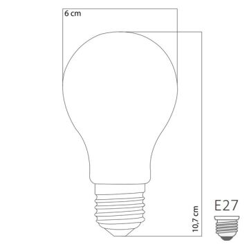 HEKA ERD-235 6 Watt A60 LED Ampul - Gün Işığı (3000K)