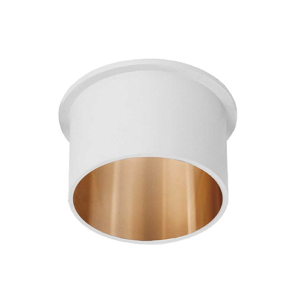 Braytron BH03-06020 Beyaz-Gold Sıva Altı Yuvarlak Spot Kasası