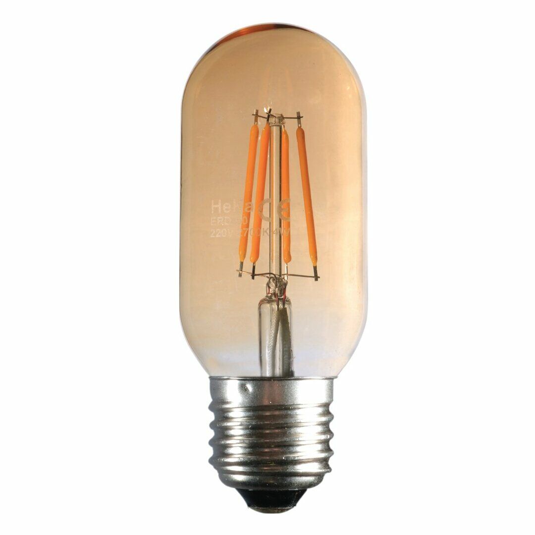 HEKA ERD-45 6 Watt T45 Rustik Şurup Ampul - Amber