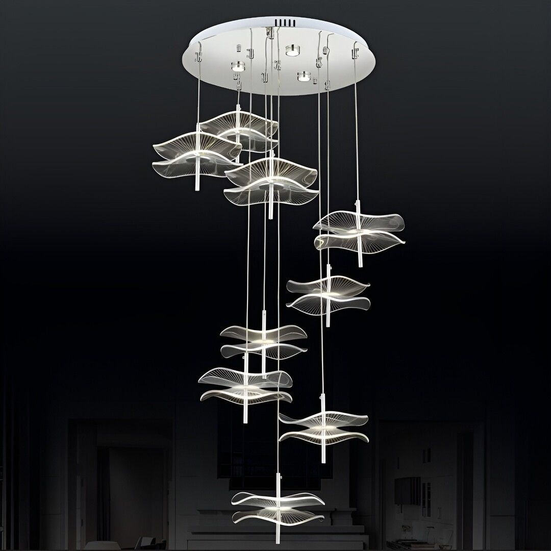 CL-763-9 63 Watt Krom Deniz Anası Avize - 3 Işık Renkli (Beyaz + Ilık Beyaz + Gün Işığı)