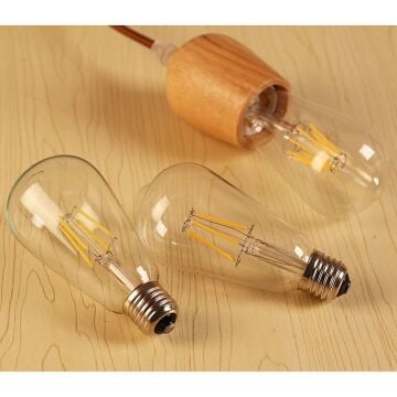 HEKA ERD-85 6 Watt ST64 Rustik Armut Ampul - Gün Işığı (3000K)