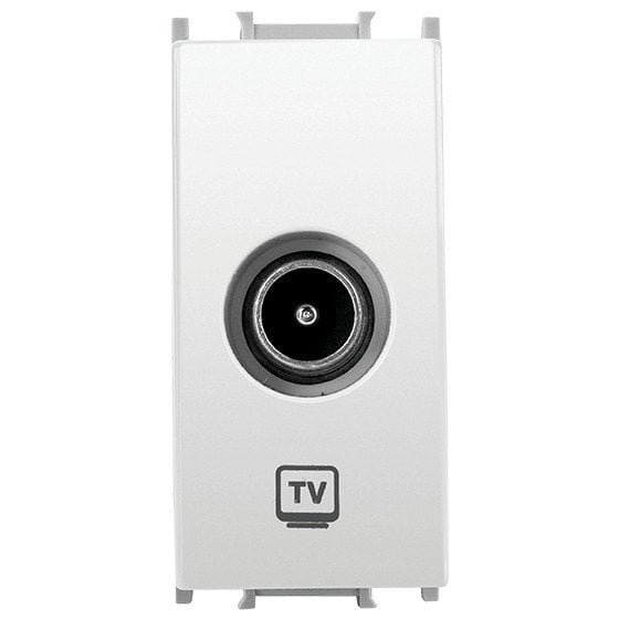 VİKO Ultima/Sistema/Optima WVTT1451-4MW TV Prizi (Sonlu) [Metalik Beyaz]