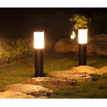 CATA CT-7012 ROMA 29 cm Siyah Kule Bollard Armatür (ABS Plastik)