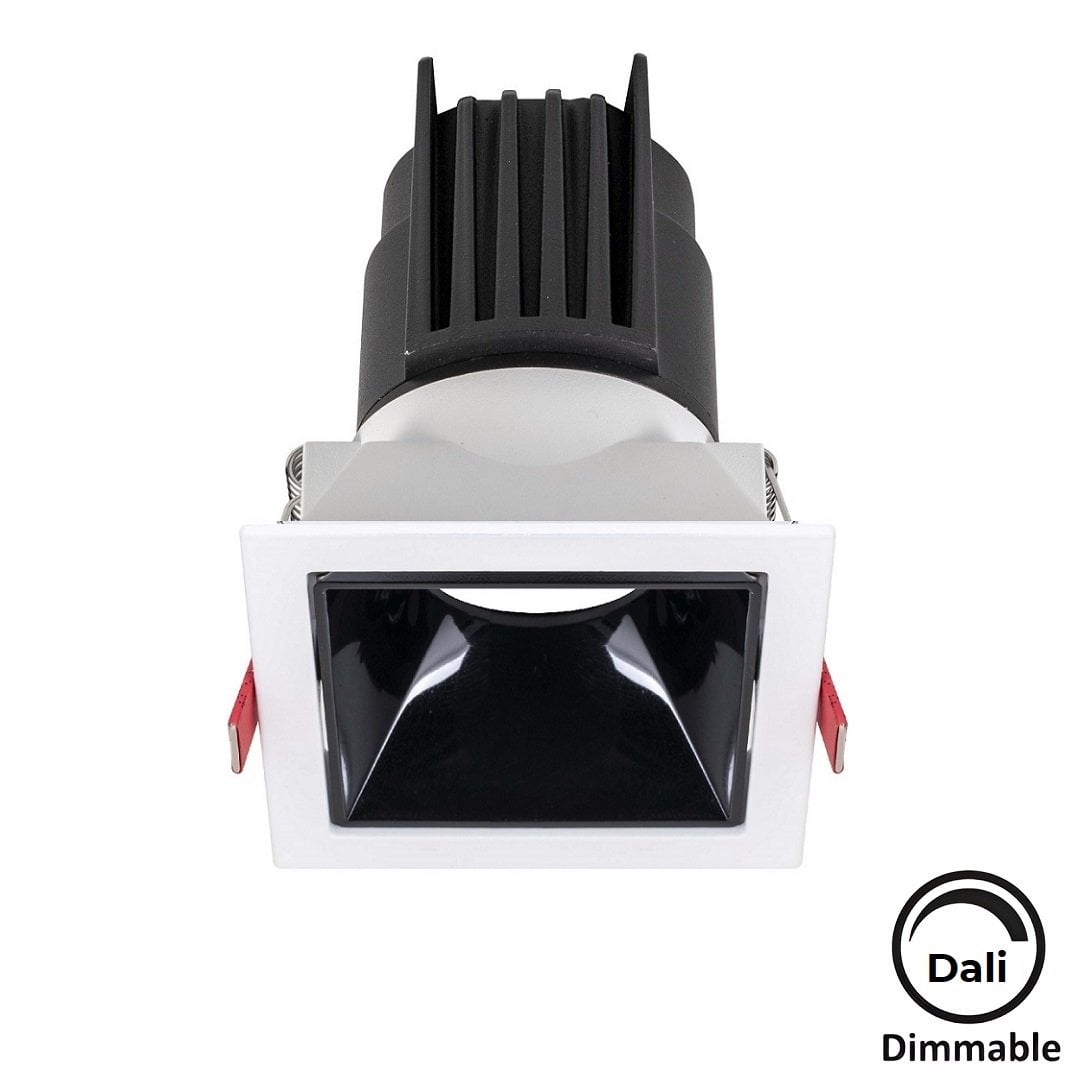 MOLLED MOL4149M Dali Dimli 8 Watt Beyaz-Siyah Sıva Altı Kare LED Spot (SAMSUNG/OSRAM/PHILIPS LED & EAGLERISE/PHILIPS/LIFUD Driver)