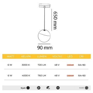 MOLLED MOL6071 6 Watt Slim LED Magnet Sarkıt (OSRAM LED)