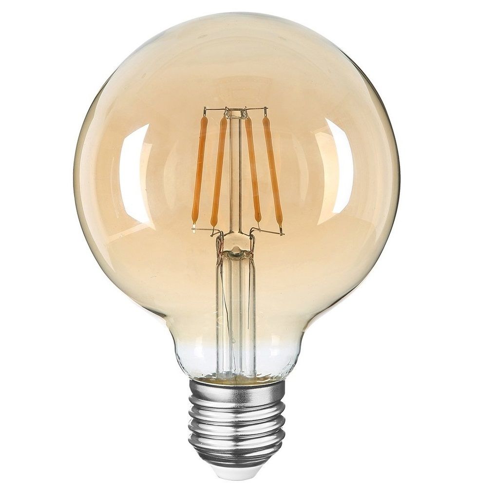 HEKA ERD-39 6 Watt G125 Rustik Top Ampul - Amber