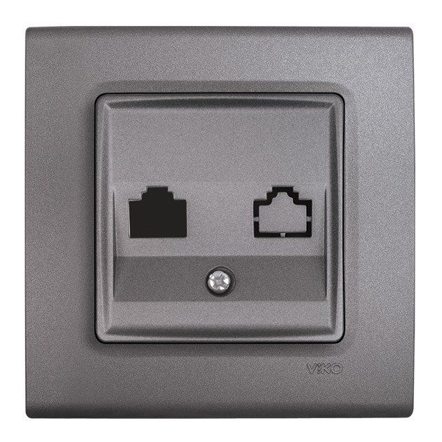 VİKO Linnera Life 90442081 Data Prizi (Jacksız) [Granit Grisi]