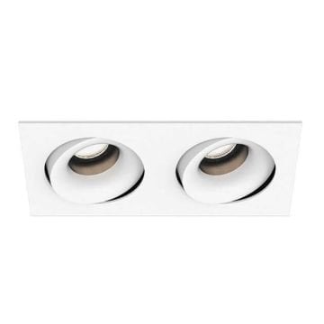 JUPITER JD231 B&S Beyaz Sıva Altı Hareketli İkili Spot Kasası - Metal